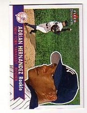 2001 Fleer Tradition Baseball Card #456 Adrian Hernandez RC