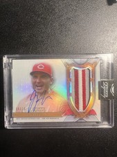 2024 Topps Dynasty Joey Votto On-Card Auto Game-Used Patch /10 Sealed (AU, MEM)