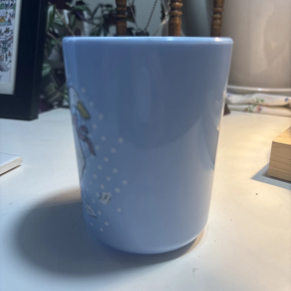 Mother Goose with Pink Bow Blue Plastic Bathroom Toothbrush Cup - Image 2 of 4