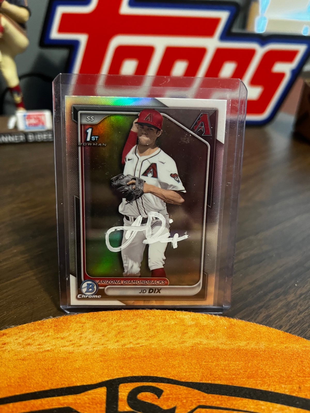 2024 Bowman Draft - Chrome Prospect In Person Autograph JD Dix