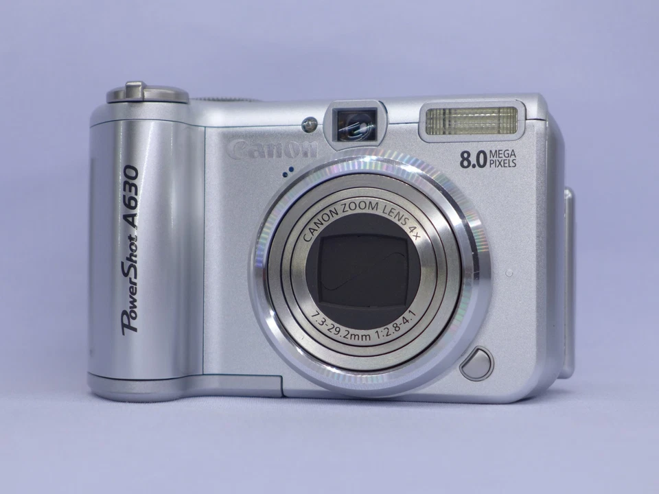 Canon PowerShot A630 8.0MP / CCD Digital Camera Silver - Image 2 of 4