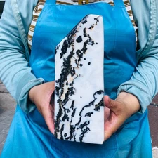 8.47LB Natural Beautiful Zebra Calcite Crystal Mineral Specimen Reiki Healing