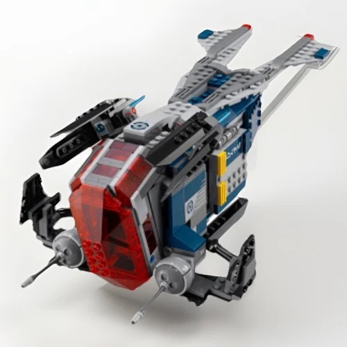 LEGO Star Wars: Coruscant Police Gunship 75046 Build Only 100% Complete NO FIGS