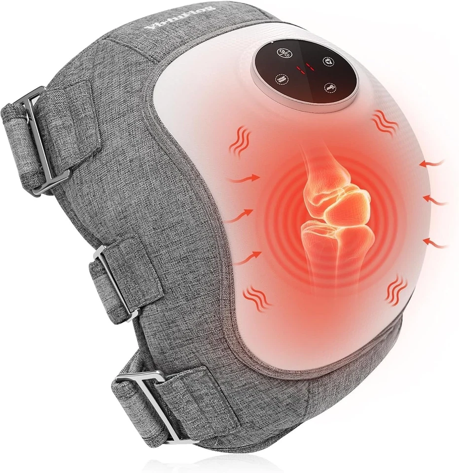 Nuevo Rodillera Calefacción Envolvente-Masajeador Eléctrico 3 Modos de Vibración, 5000mAh Portátil Foto 3 de 4