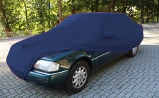 Vollgarage Schutzdecke indoor blau mit Spiegeltaschen für Mercedes C-Klasse W202 Vollgarage Schutzdecke indoor blau mit Spiegeltaschen für Mercedes C-Klasse W202