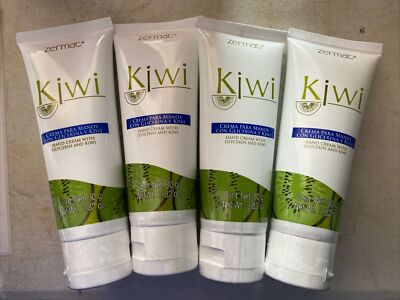 Hand Cream With Glycerin &  Kiwi - Crema de manos Glicerina y Kiwi by Zermat 4pc
