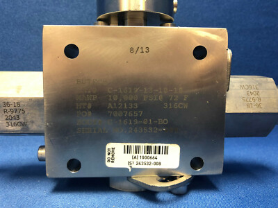 BuTech Haskel Internazionale C1619 13 18 18 Subsea Valvola a Sfera, 2