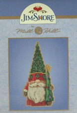 GNOME WITH TREE--Mill Hill--Jim Shore--Christmas--Counted Cross Stitch KIT