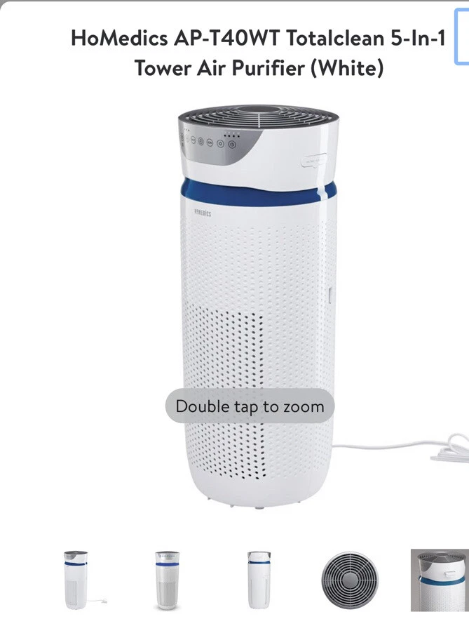 Homedics total shop air purifier