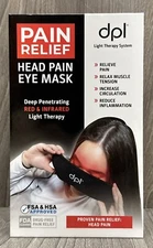 DPI Eye Mask Head Pain Relief deep Penetrating Red Light Therapy Migraines