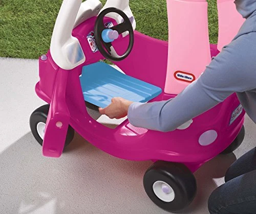 Little Tikes Princesa Acogedor Cupé Juguete para Paseo - Coche Pequeño Empuje y Buggy Incluido Foto 3 de 4