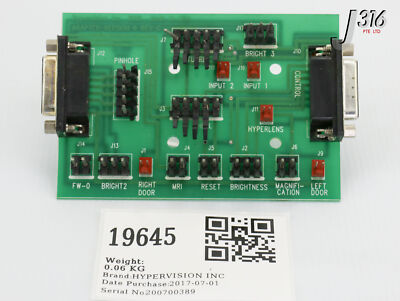 19645 HYPERVISION INC PCB Assy, Computer Interface Card, Mti-Y ADAPTER VERSION 6