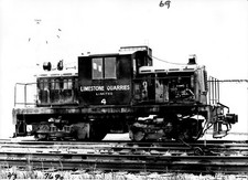 1975 Limestone Quarries Ltd Train #4 50 Ton Engine Loco 5x7 Photo X2200S ONT K