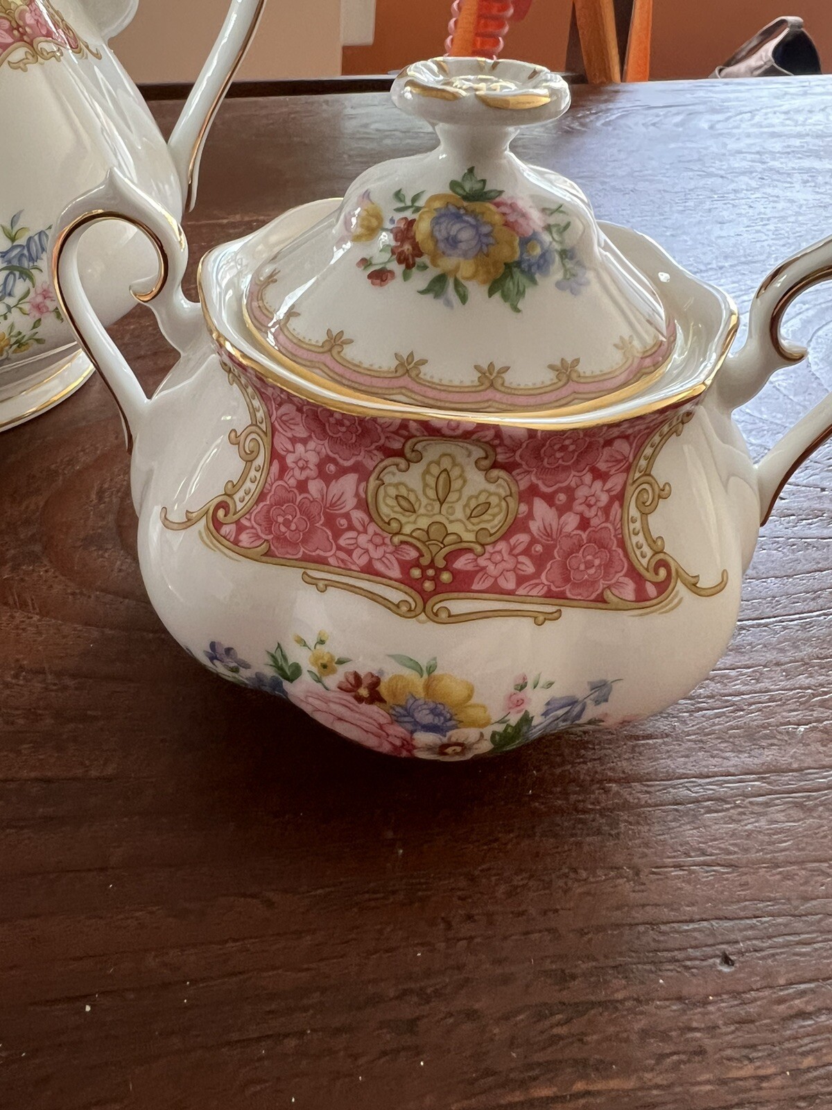 Royal Albert Lady Carlyle Tea Pot Set eBay