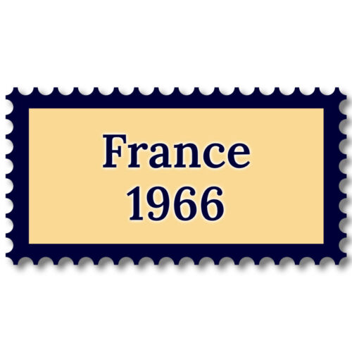 France 1966 année complète de timbres neufs**. - Zdjęcie 1 z 1