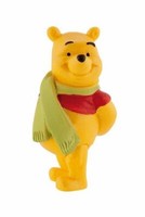 Bullyland 12327 - Spielfigur, Walt Disney Winnie Puuh Mit Schal, Ca. 6,1 Cm Groß