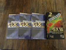Maxell VHS Kesetten - leer - 3x180 2x240 - OVP