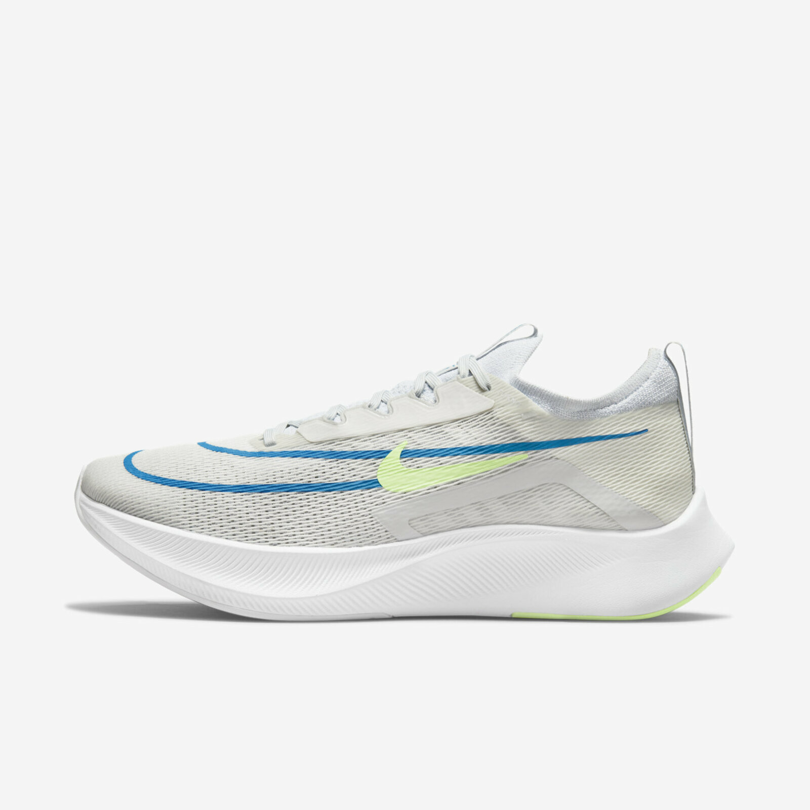 Nike Zoom Fly 4 'White Imperial Blue Lime Glow' Sneaker | Men's Size 9