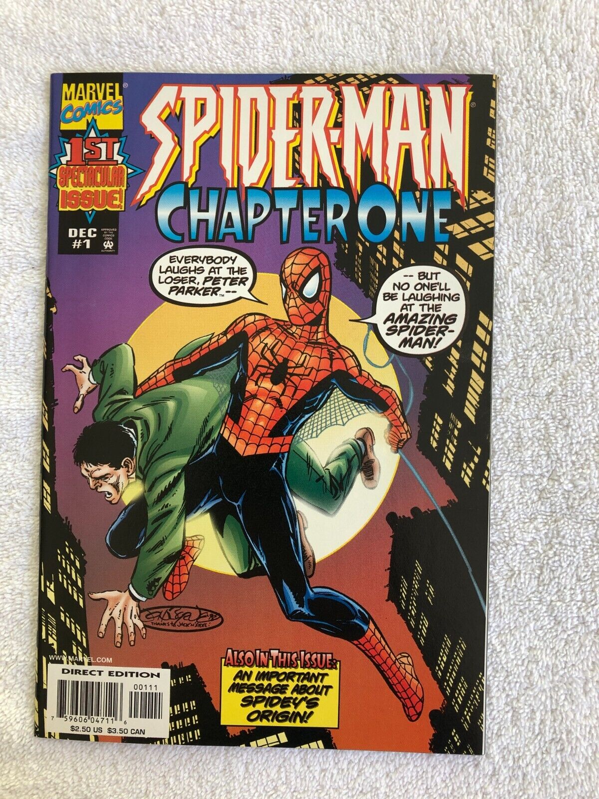 Spider-Man Chapter One 1A Byrne (Dec 1998, Marvel) VF+ 8.5