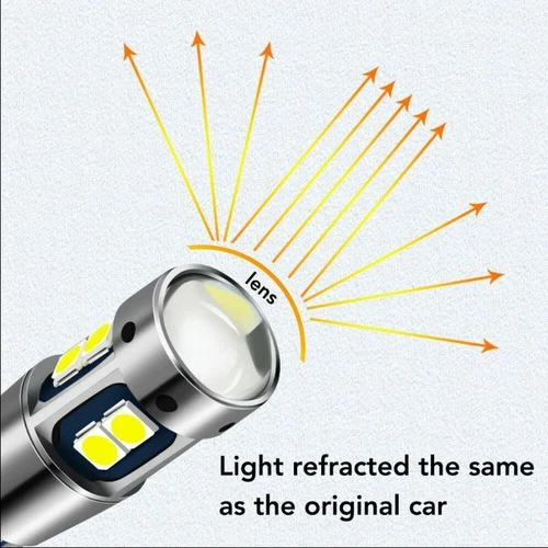 2X T10 W 5W 12V SMD LED Lampe CANBUS Standlicht Innenraum Glassockel Licht G7W4 - Bild 7 von 10