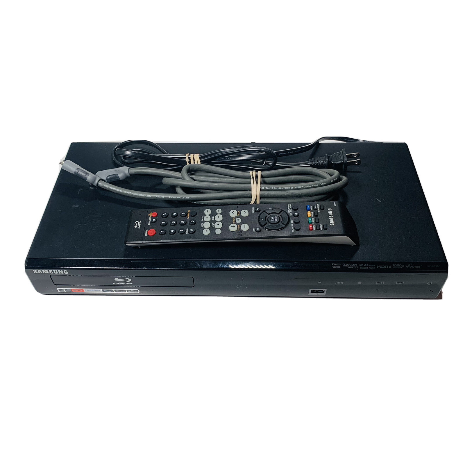 Samsung BluRay Disc Player Model BDP1500 w/ Remote & Cables EUC eBay