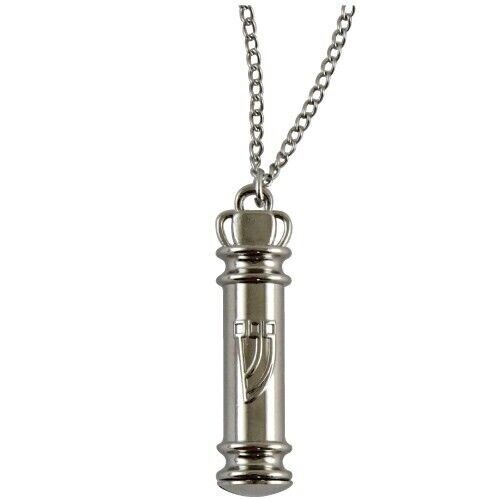 collar kabbalah Bs con colgante en forma de mezuzá 5 Cm con bendición - Imagen 9 de 9