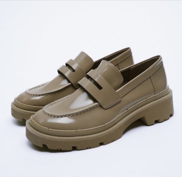 Zara Lug Sole Loafer Womens Size 6.5-7/EU37 New | eBay display picture 2