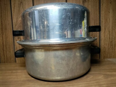 Heavy Duty Kitchen Craft Aluminum 4 Quart Dutch Oven Stock Pot #2241 Vintage