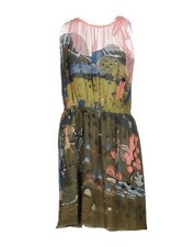 NWT VALENTINO garden print necktie silk sleeveless Dress Size 6 $2250