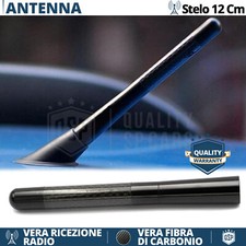 Antenna Corta 12cm Fibra Carbonio PER Opel Corsa B-C Omega VERO Segnale RADIO