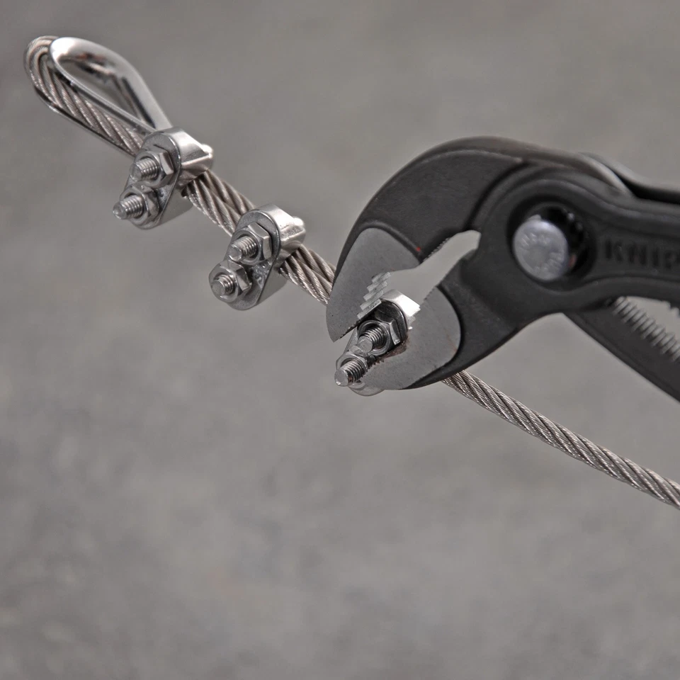 Stahlseil Drahtseil Edelstahl Set Edelstahlseil 2mm 3mm 4mm 5mm 6mm 8mm Spannen - Bild 3 von 4