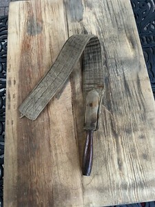 Rare Vintage Cattle Farm Ranch Barn Livestock Herding Whip Dubuque Packing