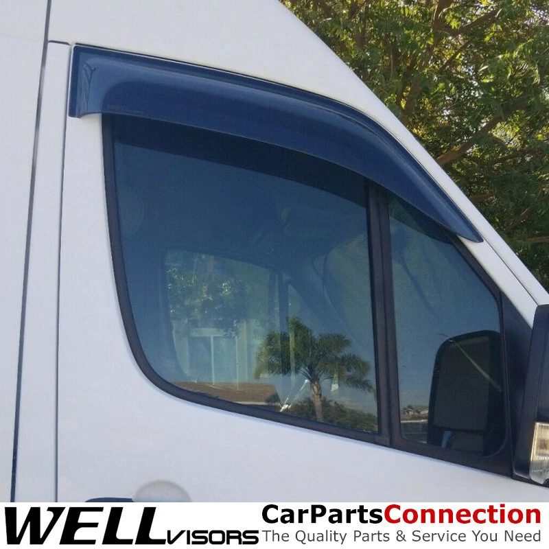 Wellvisors Mercedes Sprinter 10-18 Freightliner 2500 3500 07-18 Window Visors - Image 2 of 4