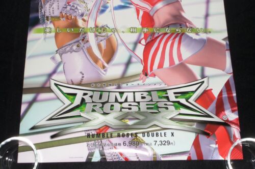 Rumble Roses Double X XX Promo Store Retail B2 Double Sided Poster XBOX 360 - Picture 7 of 8