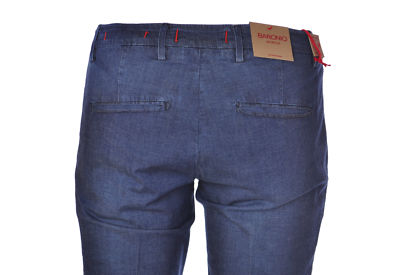 Pantalon Homme Baronio - Denim, Neuf Avec étiquettes, Taille Et Détails Variables