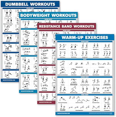 Palace Learning 4 Pack - Dumbbell Workouts + Bodyweight Exercises + Resistance +