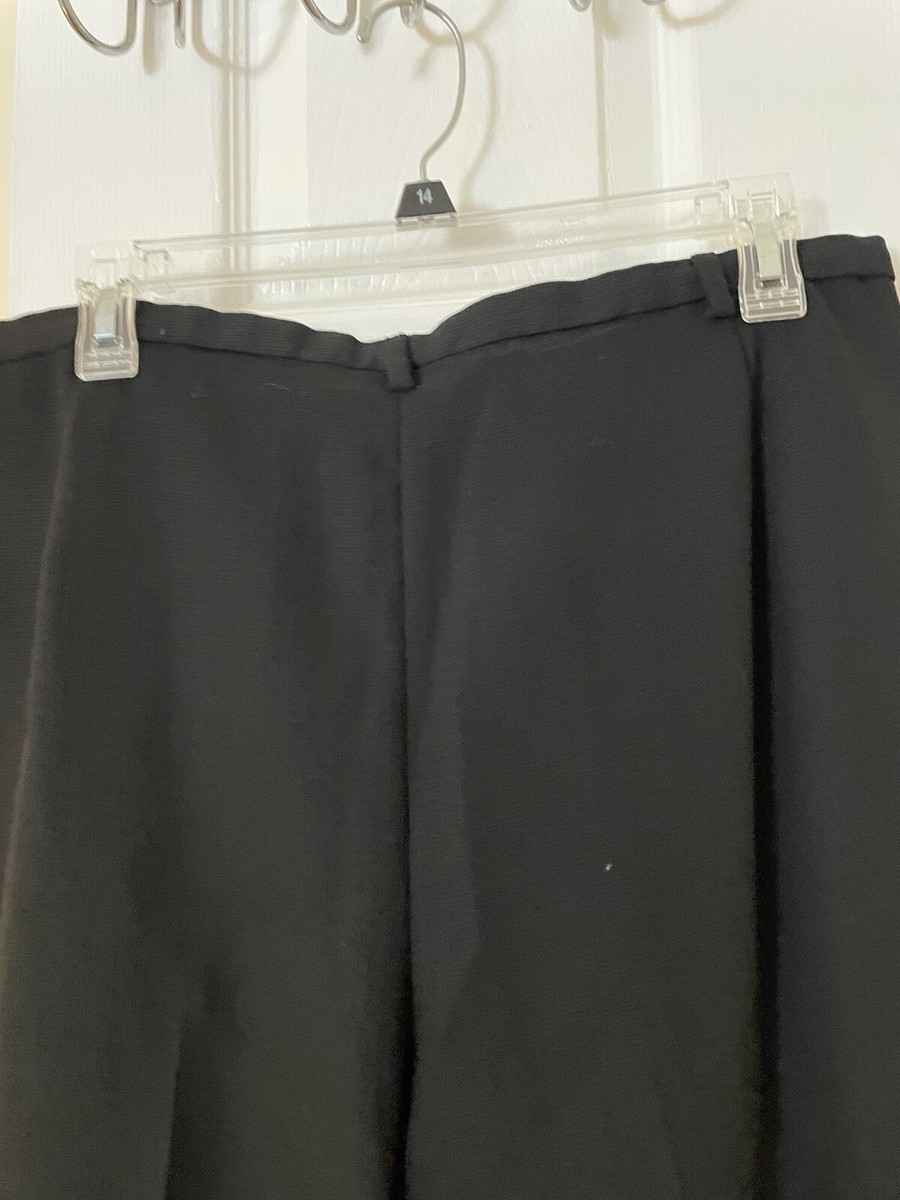 Giorgio Armani Le Collezioni High Waisted Vintage Black Pleated