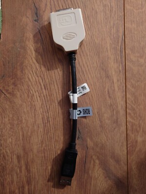 Dell 023NVR 23NVR DisplayPort to DVI-D  Dualport Video Converter Adapterkab