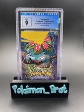 1999 Venusaur Pokémon Topps Pokémon The First Movie E3 Second Print CGC 9