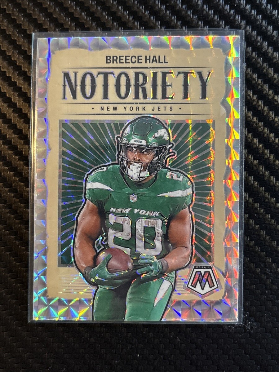 Breece Hall - 2024 Mosaic Football #15 Notoriety Silver