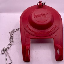 Korky Red Premium Toilet Tank Flapper Rubber Replacement Hinge ChainMade In USA