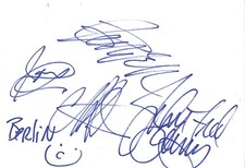 Black Stone Cherry autographs signed 10x15 cm index card 