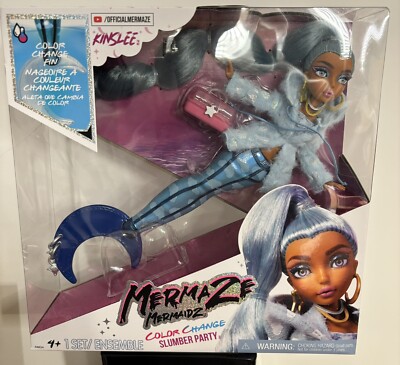 Mermaze Mermaidz Slumber Party Colour Change - Kinslee Doll -New Kids Toy Age 4+
