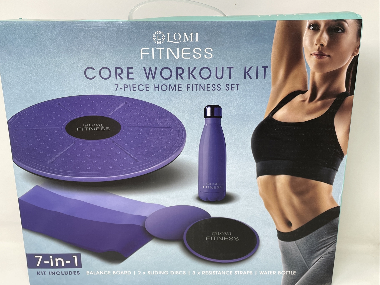 Lomi Fitness Core Workout Kit 7Piece Home Fitness Set 680079572938 eBay