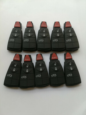10x Remote Key Fob Rubber Pad 3-Button For Chrysler Dodge Jeep – M3N32297100