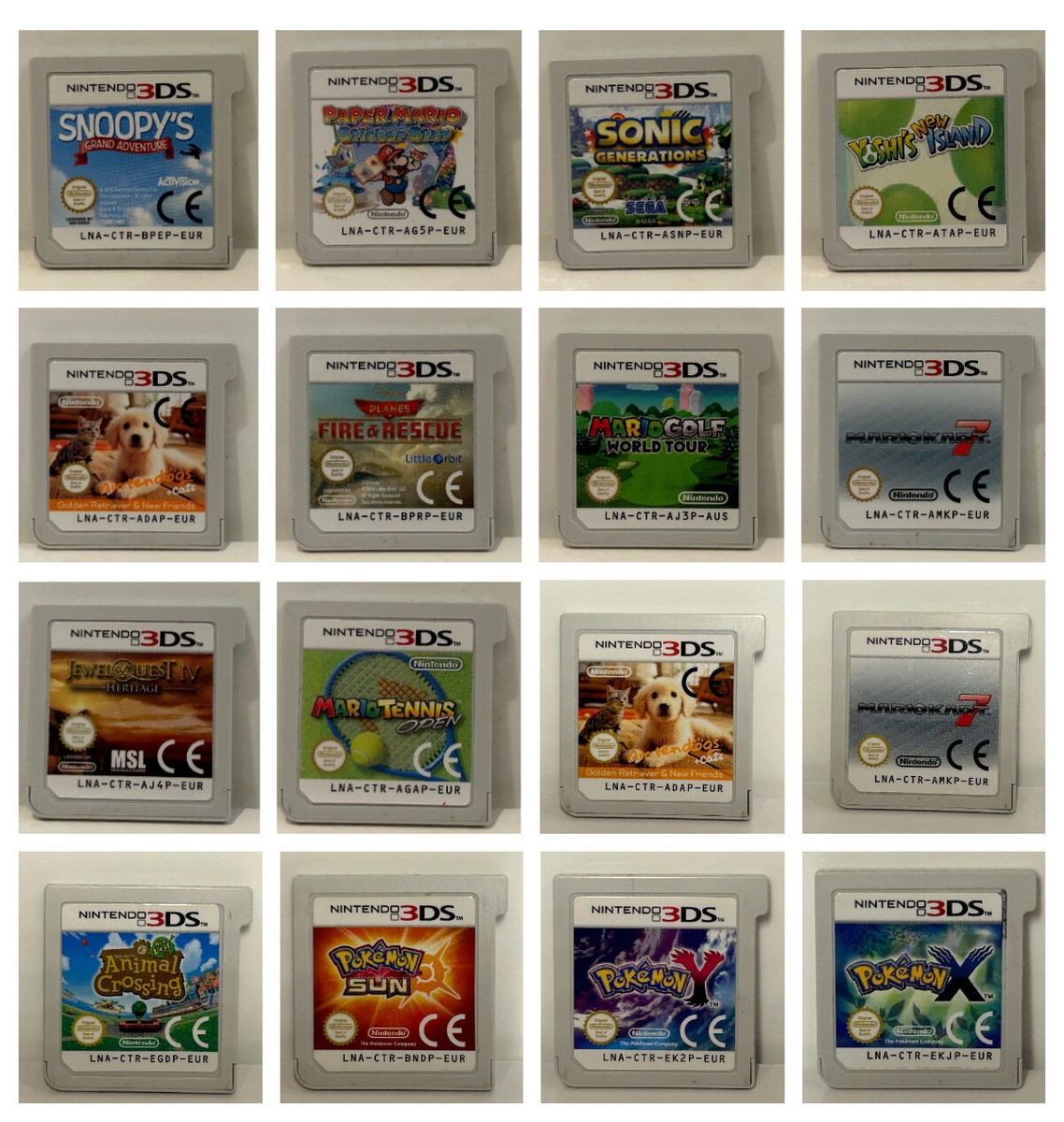 Nintendo 3DS ソフト Nintendo 3DS Games Carts - Various Titles - Game Multi Listing