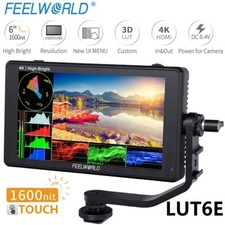 FEELWORLD LUT6E 6 inch 1600nit HDMI Field Video Monitor Touch Screen 3D LUT IPS