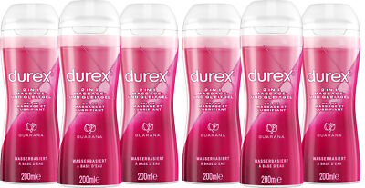 Durex Play 2in1 Massage- & Gleitgel Guarana 6 x 200ml