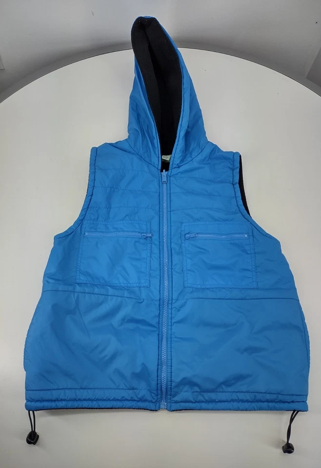 Chaleco con Capucha Marsh Landing Para Mujer S Forrado Bolsillos con Cremallera Azul Foto 4 de 4