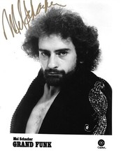 * MEL SCHACHER * signed 8x10 photo * GRAND FUNK RAILROAD * PROOF * 12